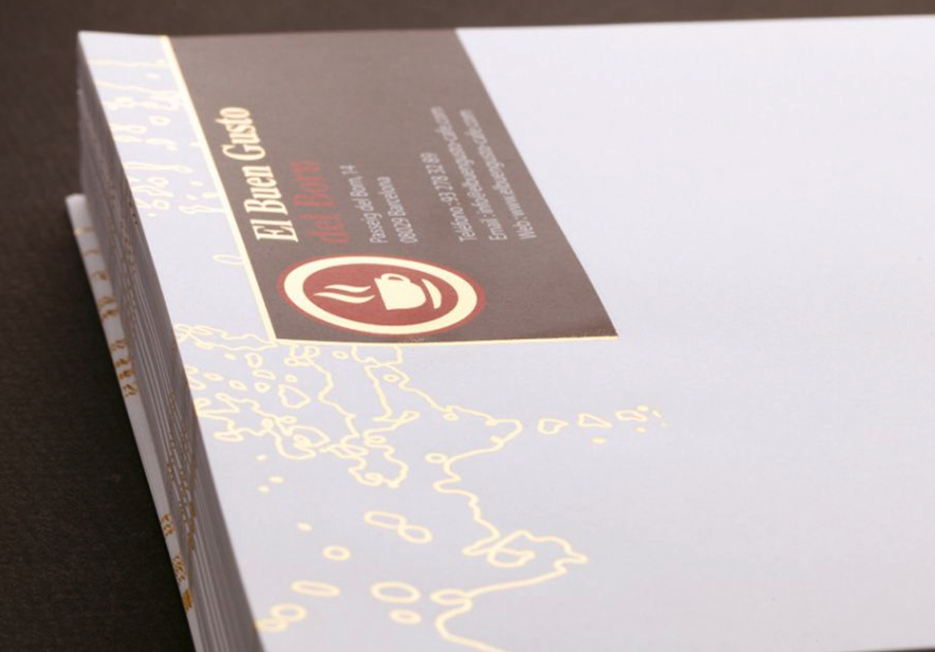 Papier à en-tête coin